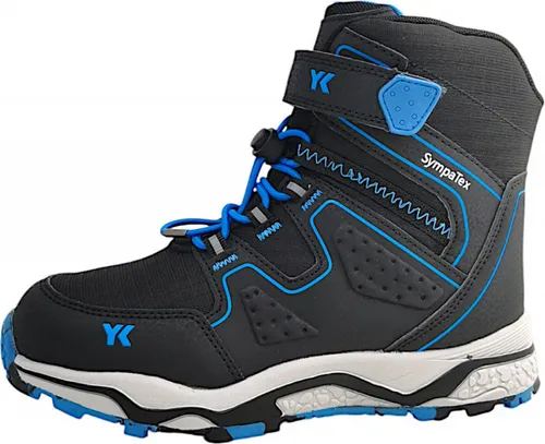 Lurchi Kinderschuhe Jungen Winterstiefel Schwarz, Schuhgröße: 37 EU - Wanderschuhe mit SympaTex-Membran, wasserdicht und atmungsaktiv; ideal für kaltes Wetter und aktive Abenteuer im Schnee.