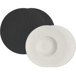 Villeroy & Boch Manufacture Rock Pasta Set 4-teilig in schwarz von Villeroy & Boch