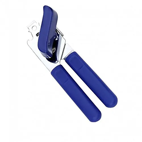 Dosenöffner rostfrei Blauer Kunststoffgriff