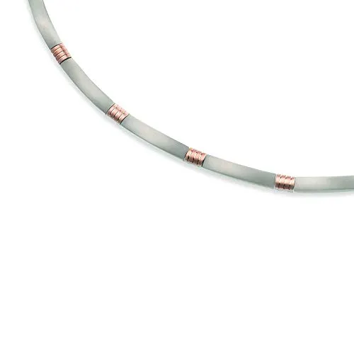 Boccia Damen-Collier Titan teilvergoldet 45 cm - 0877-03