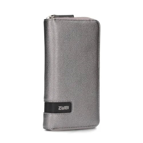 Zwei große Damen Geldbörse M.Wallet MW2 - Cosmos - Damen-Geldbörse mit 15 Kartenfächern und umlaufendem Reißverschluss für maximale Sicherheit. Leichtgewichtiges Kunstleder-Design, das zu jedem Outfit passt.