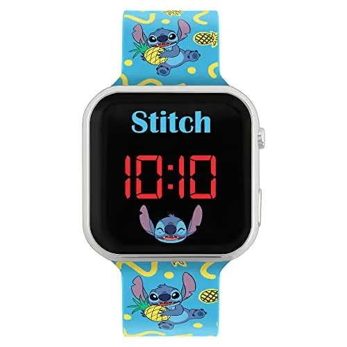 Disney Lilo and Stitch LAS4038 LED-Armbanduhr mit Charakter-Aufdruck