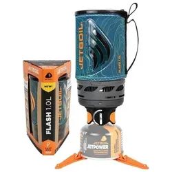 Jetboil Flash 1 Liter Kochsystem ocean topo in orange von Jetboil