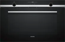 Siemens VB578D0S0 iQ500 Einbaubackofen - Extrabreiter 90 cm Backofen mit 112l Volumen, activeClean für mühelose Reinigung und Schnellaufheizung für zeitsparendes Kochen. Ideal für moderne Küchen.