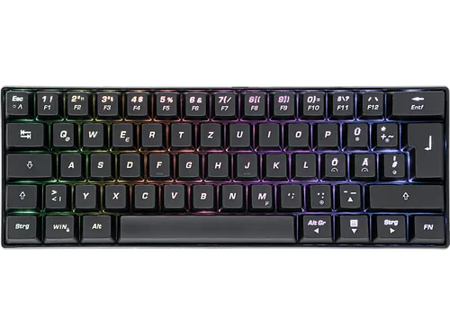 ISY IGK-5000-BK Mechanisches Mini Gaming Keyboard RGB