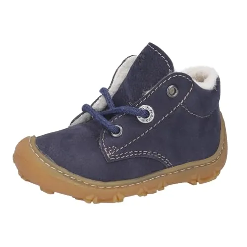 RICOSTA Jungen Winterstiefel Colin - Lauflernschuhe für Jungen, wasserdicht und warm gefüttert mit Lammwolle, ideal für den Winter und Outdoor-Aktivitäten.