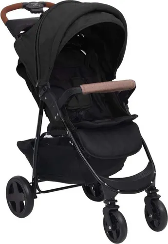 vidaXL 3-in-1 Kinderwagen Anthrazit Stahl