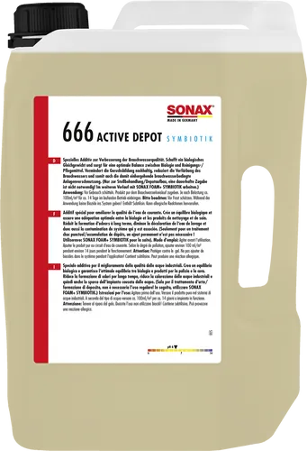SONAX 06665000 AktivDepot SYMBIOTIK 5 l - Wundbehandlungsmittel für Kraftfahrzeuge, 5 l Kanister mit innovativer Symbiotik-Technologie zur effektiven Pflege und Reinigung.