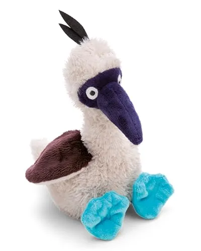 NICI Kuscheltier Blaufußtölpel Sula 35cm - Weiches Plüschtier für Kinder und Erwachsene - Stofftiere & Teddybären: Niedliches Kuscheltier aus recyceltem Material, das umweltfreundlich ist und zum Spielen sowie Kuscheln einlädt.