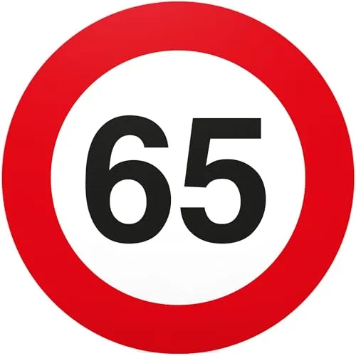 Produktbild DankeDir! 65. Geburtstag Schild 20 x 20 cm Geschenk 65. Geburtstag bester Freund Freundin Geschenkidee Geburtstagsgeschenk 65ten Geschenk 65er Geburtstagsparty