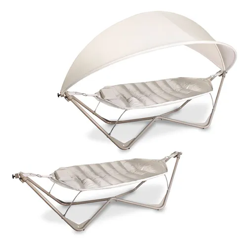 PLOSS GONDOLA Hängematte für 1 Person mit Gestell und Sonnendach