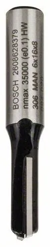 Bosch Accessories 2608628379 Nutfräser Hartmetall Länge 48mm Produktabmessung, Ø 6mm Schaftdurchmesser 8mm