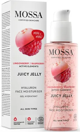 MOSSA JUICY JELLY Hyaluron Face Moisturiser 100ml Gesichtscreme