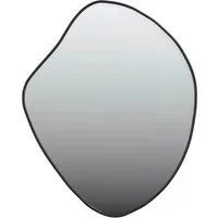 vidaXL Wandspiegel Schwarz 60x50 cm - Eleganter Wandspiegel in Schwarz, ideal für jeden Raum. Langlebig aus Glas und PVC, bietet er eine klare Reflexion und verleiht deiner Inneneinrichtung eine stilvolle Note.