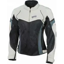 GMS-Moto Tara, Textiljacke Damen - Beige/Schwarz - 5XL von GMS