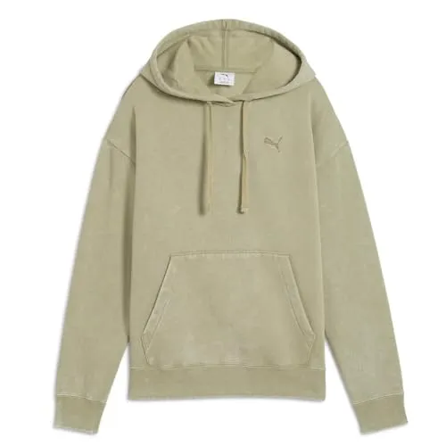 PUMA Unisex ESS Elevated Relaxed Wash Hoodie - Bequemer Hoodie für entspannte Tage, aus weichem Material und mit modernem Design, ideal für Freizeit und Sport.