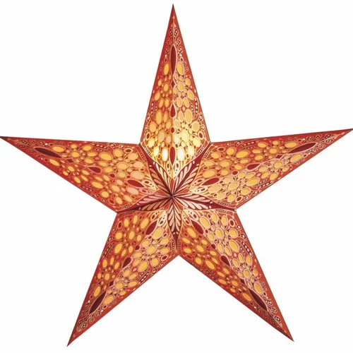 Starlightz Stern Festival orange 60 cm Leuchtstern Papierstern Weihnachtsstern