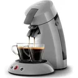 PHILIPS HD6553/71 Senseo Original - 1-Tassen-Kaffeemaschine, elegantes graues Design und energieeffizient mit nur 0,26 W