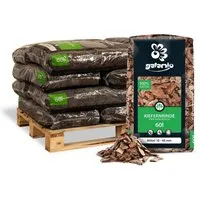 GALAMIO Rindenmulch Kiefer Mittel - 12 Stück Palette - Hochwertiger Rindenmulch aus heimischer Kiefer, ideal zur Dekoration und Pflege von Gartenflächen. Schützt vor Unkraut, bewahrt Feuchtigkeit und fördert nachhaltig die Bodenfruchtbarkeit.