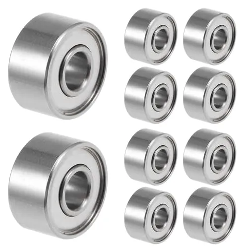 Stück 693ZZ Kugellager 3 mm x 8 mm x 4 mm doppelt geschützte Rillenkugellager für DIY, Drehbänke, Motoren, 3D-Drucker, Fräsmaschinen, verschiedene mechanische Geräte, etc. 10