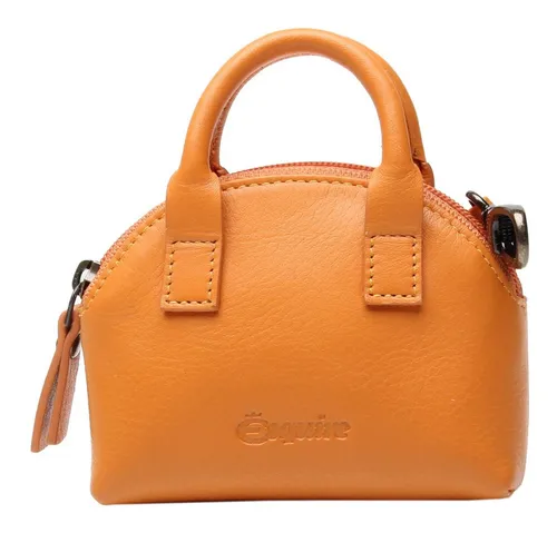 Esquire Schlüsselanhänger Bag Pendant aus echtem Rindsleder in orange von Esquire