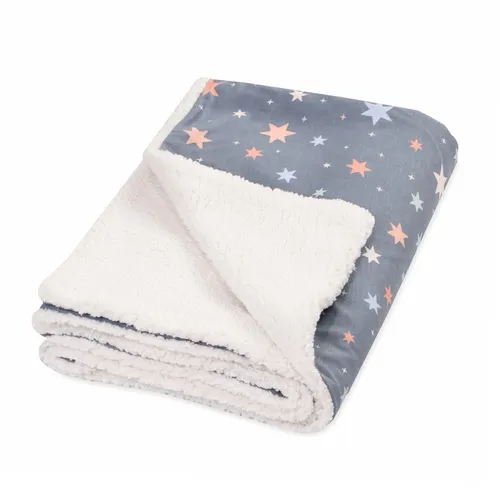 Julius Zöllner Winterdecke aus Baumwoll-Jersey und Teddy-Stoff | 70x100 cm | Made in Germany - Kuschelige Winterdecke aus 100% Baumwoll-Jersey, schadstoffgeprüft und zertifiziert. Ideal für ein angenehmes Schlafklima, ob Zuhause oder unterwegs. Hochwertige lokale Herstellung.