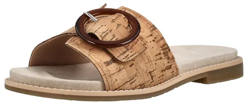 Ara Pantolette Maui braun 43 EU - Bequeme Freizeit-Pantolette in Größe 43, aus hochwertigem Synthetik und Leder, mit runder Schuhspitze und Plateau-Absatz für optimalen Tragekomfort.