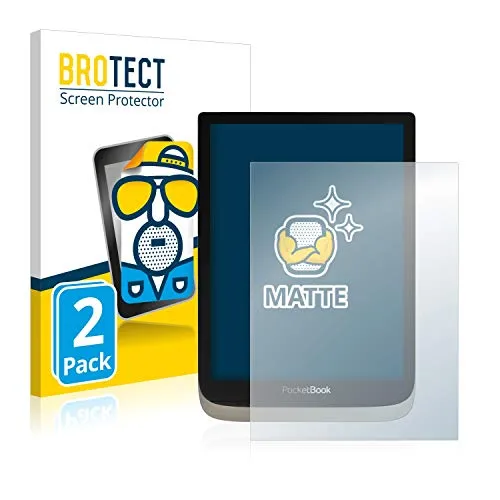 BROTECT Entspiegelungs-Schutzfolie für PocketBook InkPad Color (2 Stück) Matte Displayschutz-Folie, Anti-Reflex, Anti-Fingerprint