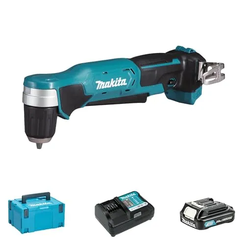 Makita DA332DSAJ Winkelbohrmaschine - Akkuschrauber im praktischen Makpac Koffer, ideal für enge Räume und präzises Arbeiten.