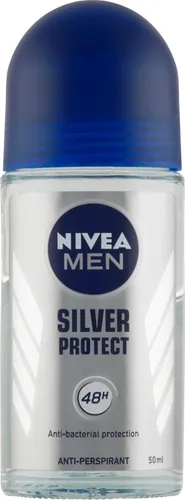 NIVEA MEN Silver Protect Antitranspirant Deoroller für Herren 50 ml