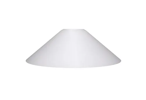 Schusterschirm Vestaschirm weiß matt Ø 250mm - Lampenschirm aus weiß mattiertem Glas, ideal als Ersatzglas für verschiedene Lampenarten und zur stilvollen Umgestaltung Ihrer Beleuchtung.