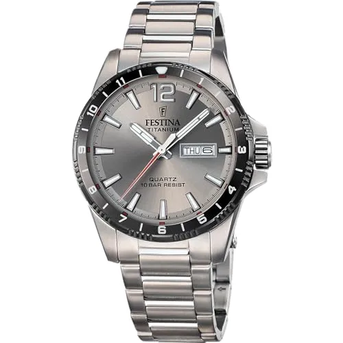 Festina Montre Pour Homme Titane F20698/1 - Armbanduhren für Herren, leichtes Titan-Gehäuse für hohen Tragekomfort und stilvolles Design.