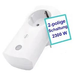 DIW-Funk Funksteckdose Intertechno IT-K2300 mit Sender - Funksteckdose mit Sender zur Auswahl, ideal für die Funksteuerung im Innenbereich, Plug & Play für einfache Handhabung.