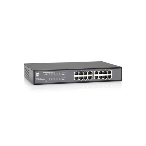 LevelOne 16 PORT 10/100/1000MBPS SWITCH # GEU-1621