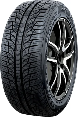 GT Radial 4 Seasons XL 3PMSF 4 - Autoreifen für Pkw und Crossover, bietet hervorragenden Grip und Stabilität bei allen Wetterbedingungen dank Silica-Laufflächenmischung und verstärkter Konstruktion.