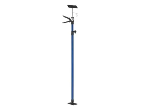 Toolland Montagestütze, höhenverstellbar 115 - 209 cm - Teleskope - Robuste und vielseitige Montagestütze, ideal für Renovierungsarbeiten, mit einer Tragkraft von 25 kg und einfacher Einhandbedienung für müheloses Arbeiten über Kopf.