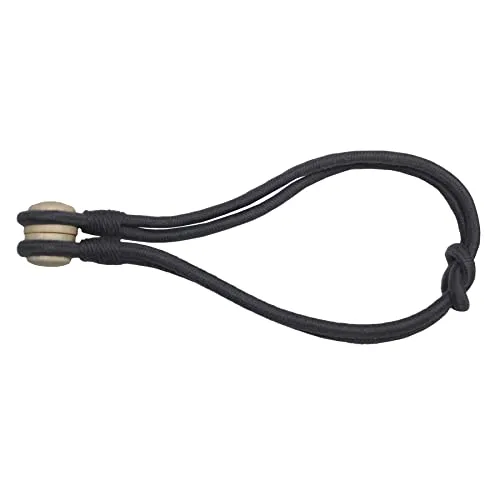 GARDINIA Raffhalter Kordel für Vorhänge und Gardinen, Mit Magnet zur einfachen Befestigung, 47 cm, Magnetische Raffspange, Grau