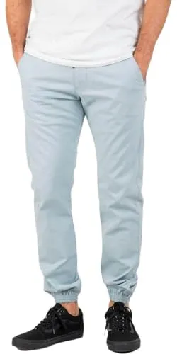 Reell Reflex 2 LW Freizeithose Gr L - Grau - Wanderhose aus elastischem Baumwollstoff, ideal für den Alltag. Farbe: Grau; Größe: L - Regular; mit Stretch für optimalen Tragekomfort.