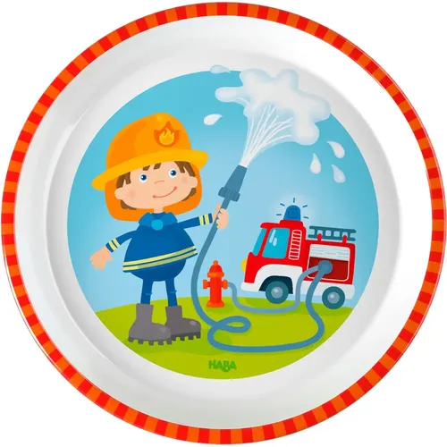 HABA - Teller Feuerwehr, # 18 cm