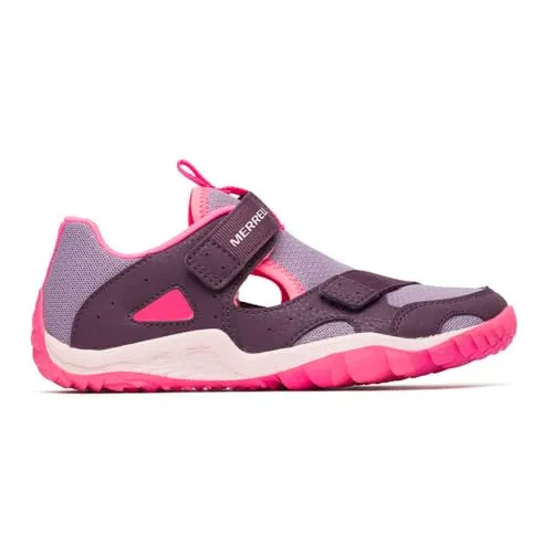 Merrell Hydro Quest Sandalen Lila EU 37 - Wanderschuhe mit wasserfreundlichem Obermaterial, ideal für Outdoor-Aktivitäten. Genießen Sie ganztägigen Komfort dank des weichen EVA-Fußbetts und der flexiblen Laufsohle mit extra Grip.