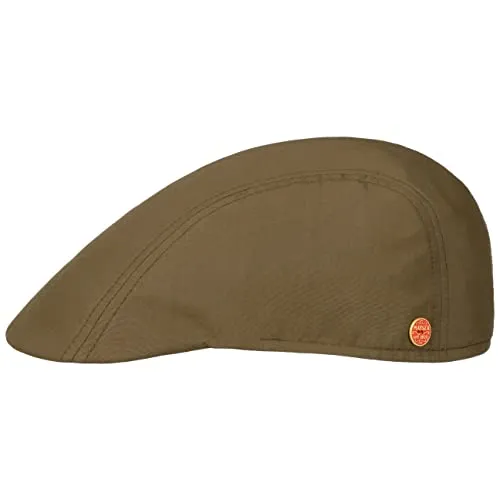 Mayser Prince Coolmax Sunblocker Flatcap Schirmmütze Schiebermütze Sonnencap Herren - Made in The EU mit Schirm, Futter Winter Herbst Frühjahr Sommer Frühling-Sommer Herbst-Winter - 61 cm Oliv