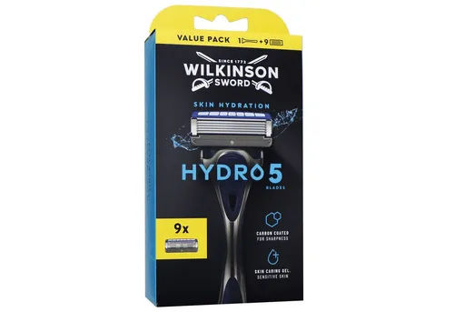 Wilkinson Quattro Titanium Sensitive Rasierer + 9 Ersatzklingen