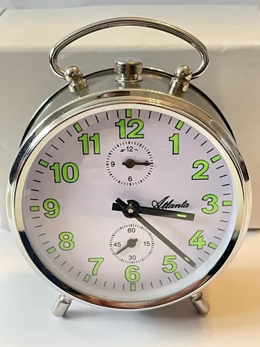 Atlanta Mech. Wecker Analog anthrazit 1065-4 in grau von Atlanta