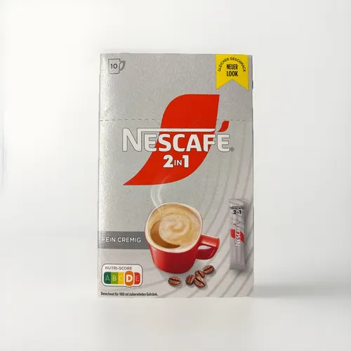 NESCAFÉ 2in1 Instantkaffee, mild - 10 x 8,0 g - Sonstige Getränke - Genießen Sie den perfekten Mix aus Kaffee und Milch für einen milden Geschmack, ideal für schnellen Genuss zu Hause oder im Büro.