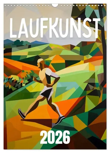 Laufkunst Wandkalender 2026 von CALVENDO