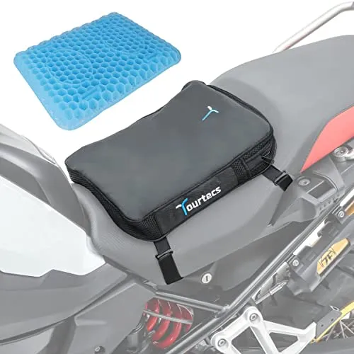 Sitzbank Kissen TPE Gel S kompatibel mit BMW R 1200 GS/Adventure schwarz