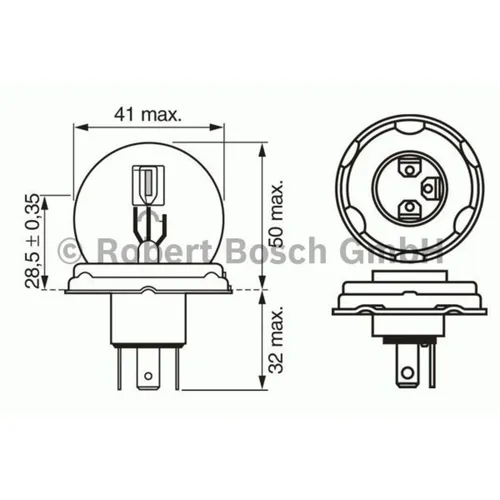 Bosch Glühlampe, Hauptscheinwerfer Pure Light WS 1 987 302 023