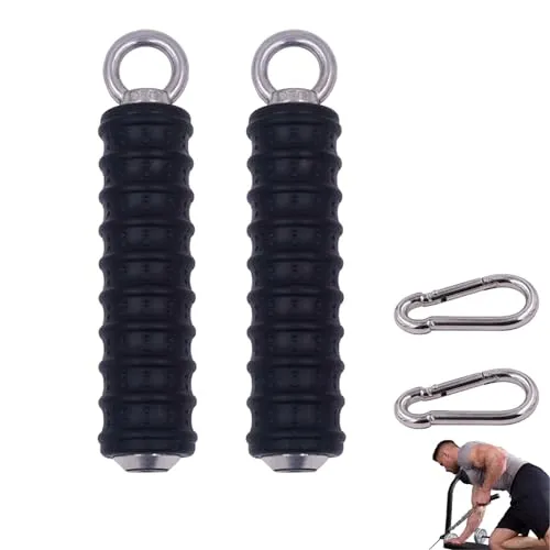 Aboiledy 2 Stück Fitness Einhandgriff, Trainingshilfen Einhand, Latzugstange Fitness Rudergriff, Fitnessgeräte Trizeps, Kabelzug Einhandgriff für Fitness Training Klimmzugstangen