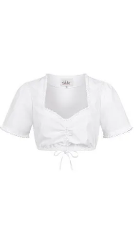 Nübler Dirndlbluse Dirndlbluse Kurzarm Katja in Weiß von Nübler