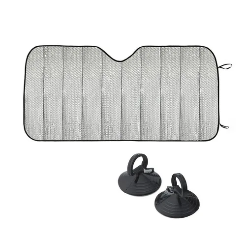 Bolwins Autosonnenschutz B35C Auto Frontscheiben Sonnenschutz Abdeckung UV-Schutz faltbar XL UV, 140 x 70 cm, (Einzelartikel, 1-St., Frontscheibenschutz für Sommer und Winter, passend bis 140 x 70 cm), Ganzjahres Frontscheibenschutz, UV Schutz, Frostschutz bis -50 °C